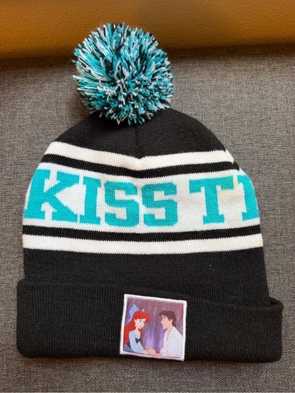 Kiss the Girl Hat Beanie Disney “The Little Mermaid”  Ariel and Prince Eric